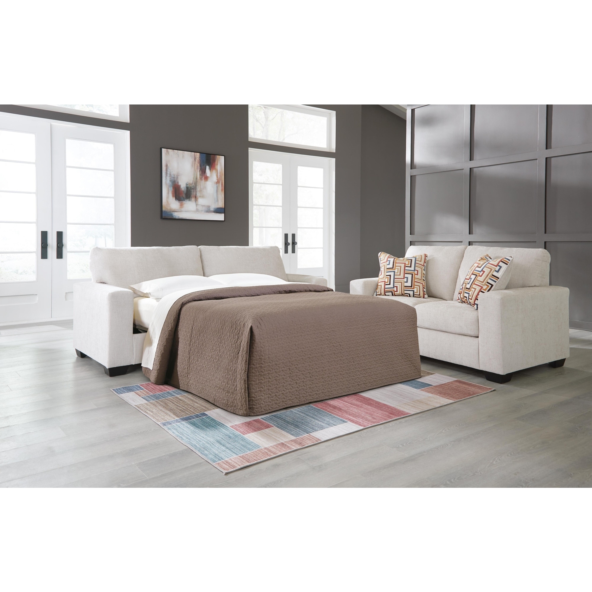 Signature Design by Ashley Aviemore Queen Sofa Sleeper - 85"W x 37"D x 37"H