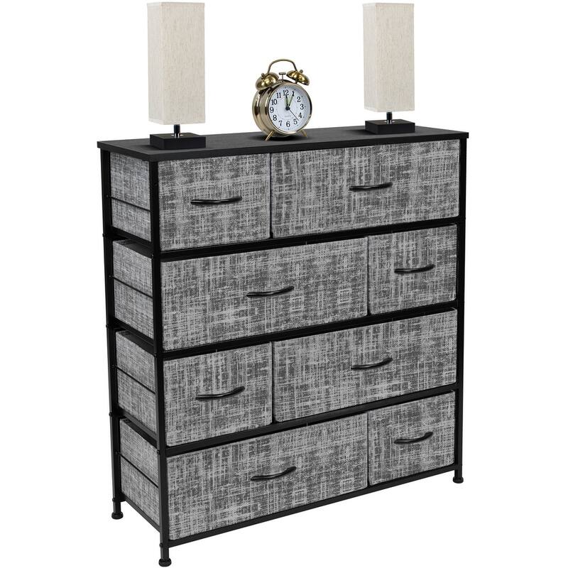 Dresser w/ 8 Drawers Furniture Storage & Chest Tower for Bedroom