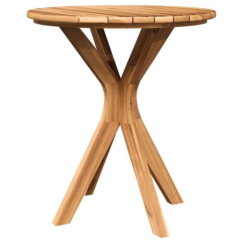 vidaXL Patio Table Brown Solid teak wood