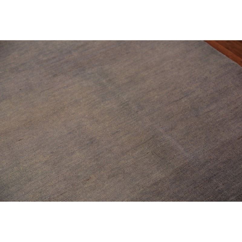 Gabbeh Modern Rug Handmade Oriental Wool Carpet - 4'10" x 6'5"