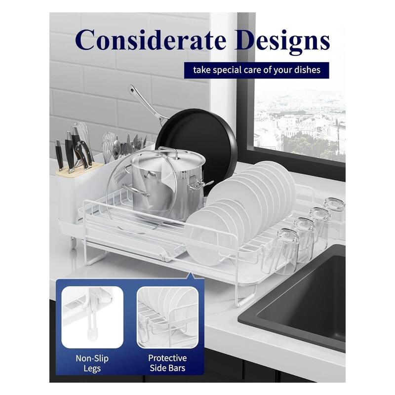 Large Dish Drying Rack - Extendable Dish Rack