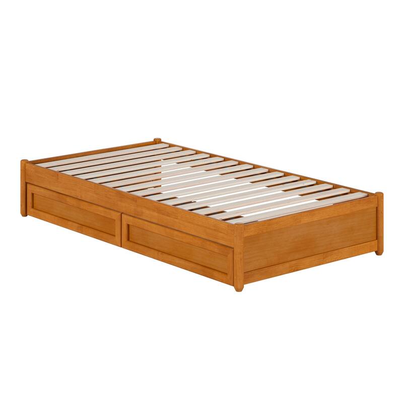 Barcelona Panel Platform Bed with Storage Drawers