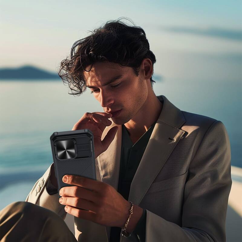 iPhone 16 Pro Max Camera Protection Kickstand - Case Compatible with Mag Safe, Protective Shockproof Military, Phone Case