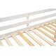 preview thumbnail 31 of 30, High Guardrail Design Wood Loft Bed, Ladder With Handrails, Slide With Shock Absorption,Twin Size