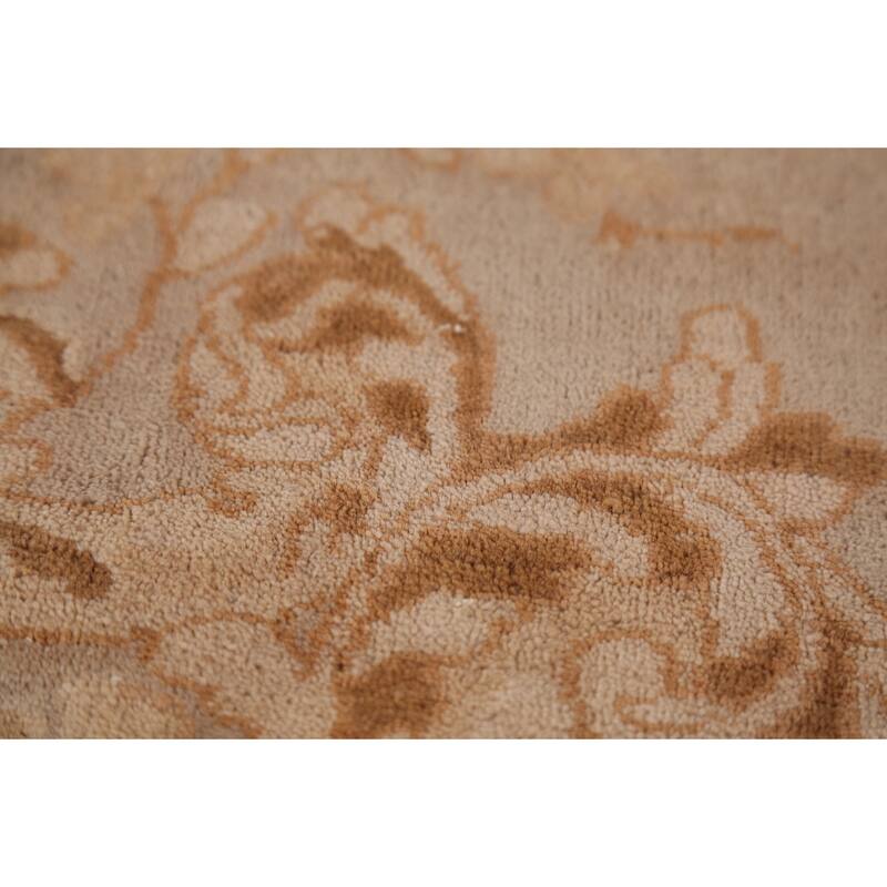 Kerman Persian Antique Large Rug Hand-Knotted Wool Carpet - 10'6"x 19'9"