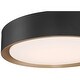 preview thumbnail 5 of 7, Access Lighting Malaga LED Flush Mount - 16" - Matte Black - Dedicated LED