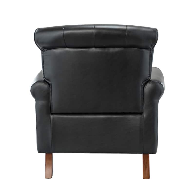 Mycenae Upholstered Accent Armchair with Nailhead Trim