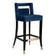 preview thumbnail 2 of 9, Hart Velvet Bar Stool