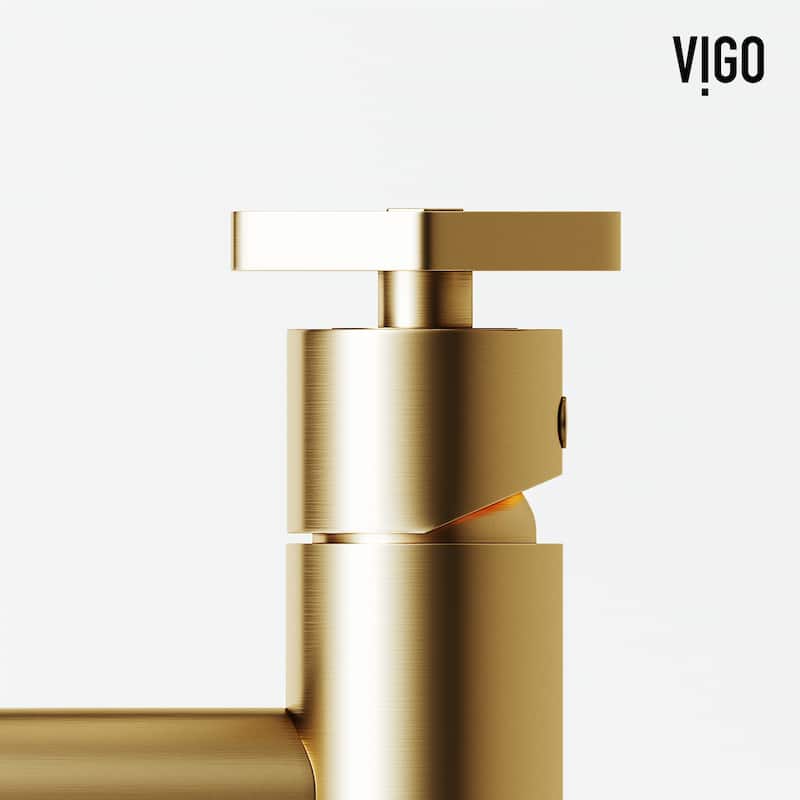 VIGO Ruxton 8" H Single Handle Single Hole Bathroom Faucet