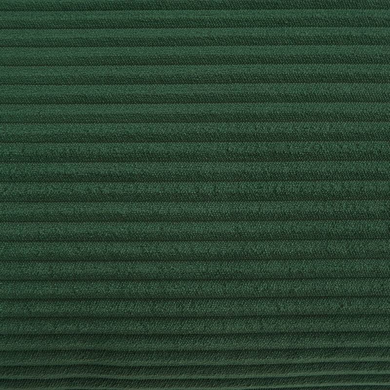 Corduroy Upholstered 4 Seat Sofa, U-shaped Sectional Sofa with Movable Storage Ottomans, Console, Cup Holders and USB Ports