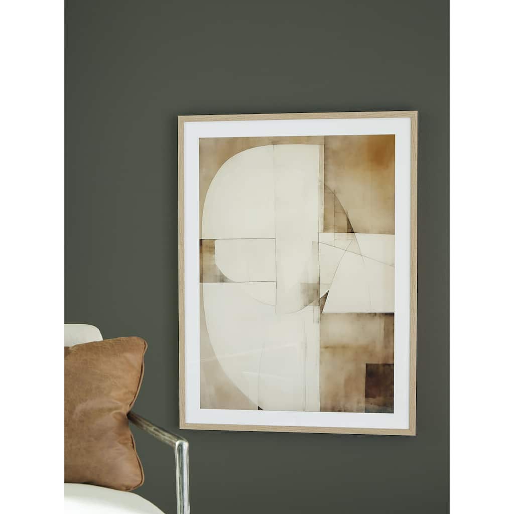 Signature Design by Ashley Corlain Brown/White Wall Art