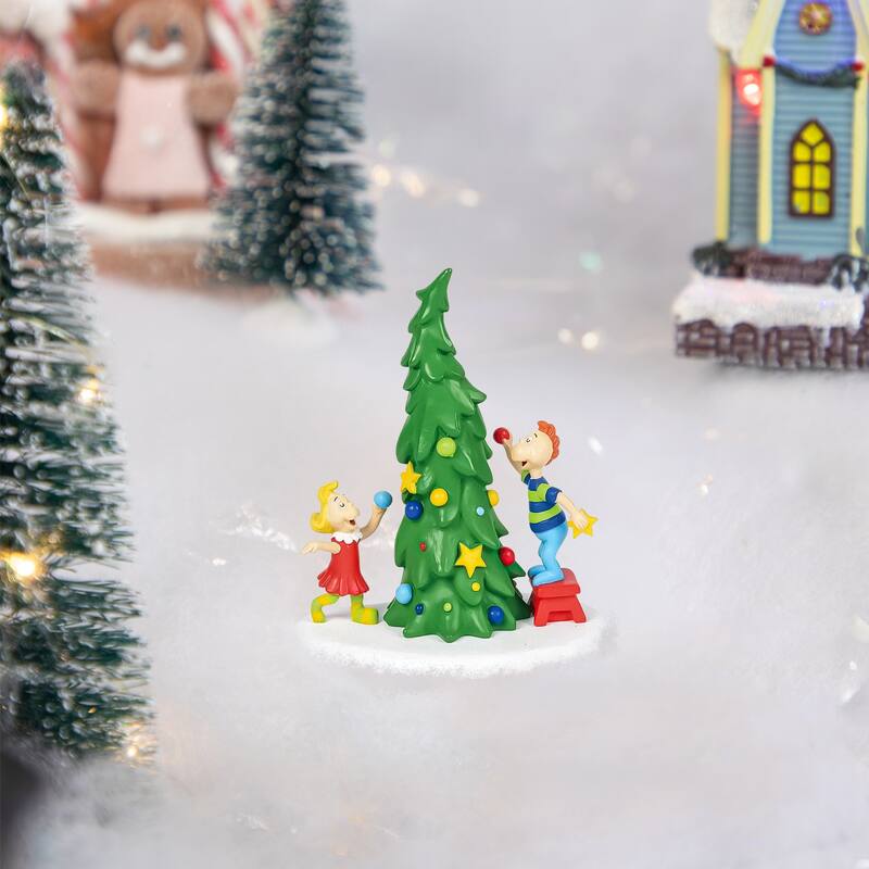 department 56 dr seuss who ville christmas tree figurine #4059423