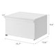 preview thumbnail 7 of 12, Yamazaki Home Bread Box - Two Styles, Steel, Horizontal, Holds 22.2 lbs - L 13.58 x W 15.75 x H 9.45 inches