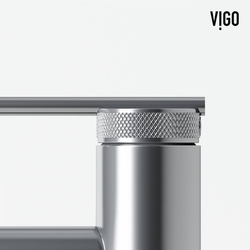 VIGO Sterling 7" H Single Handle Single Hole Bathroom Faucet