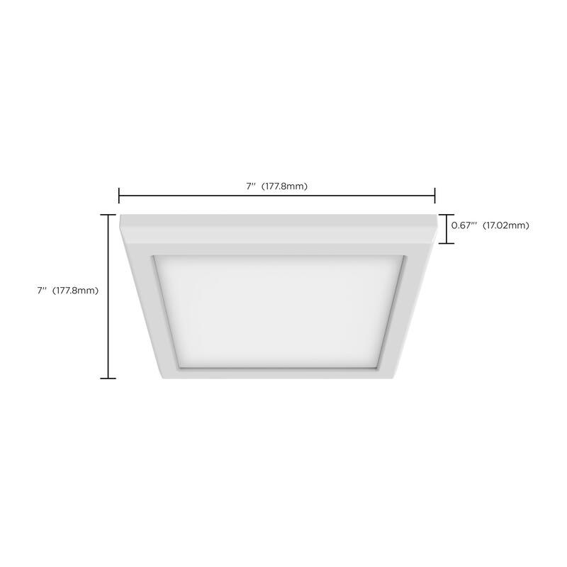 Nuvo Lighting 62/1734 7" Wide 1 Light LED Flush Mount Square Ceiling