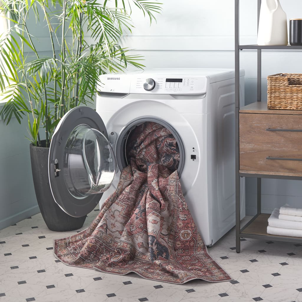 SAFAVIEH Arizona Þorhildur Machine Washable Slip Resistant Rug