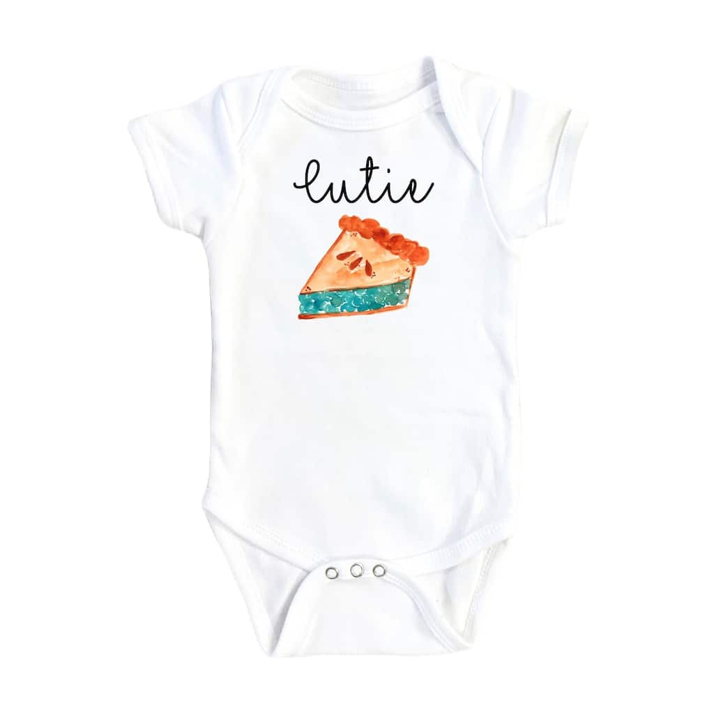 Pie Cutie - Baby Boy Girl Clothes Infant Bodysuit Funny Cute Newborn 1D