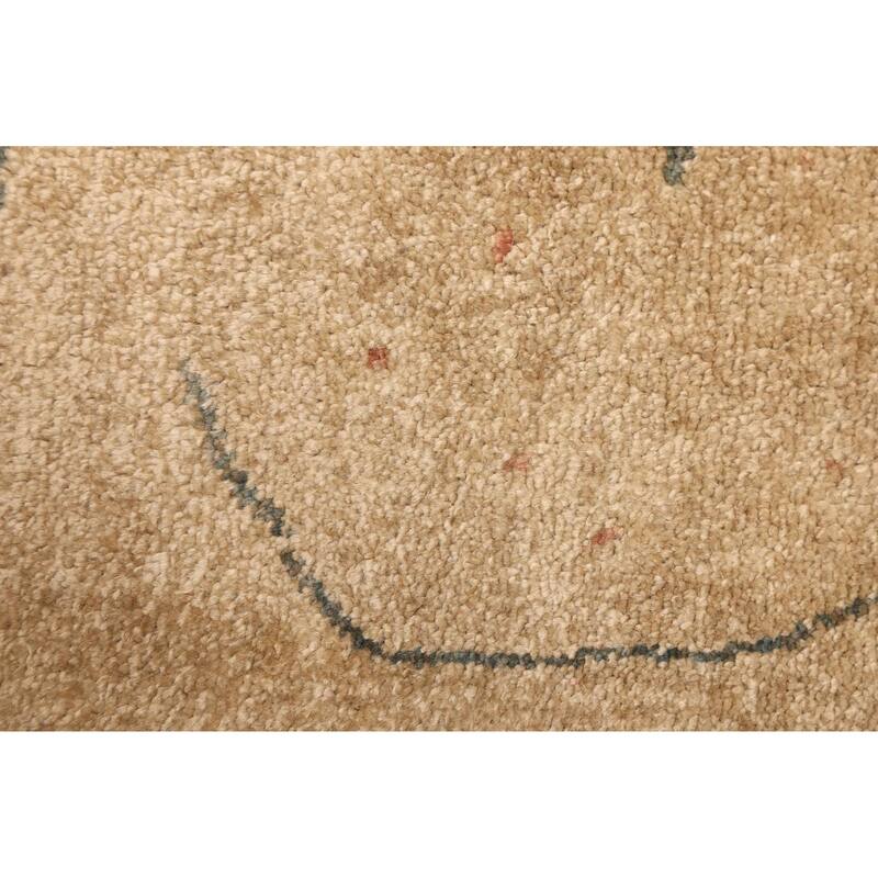 ECARPETGALLERY Hand-knotted Vibrance Khaki Wool Rug - 8'10 x 11'8