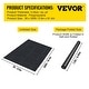 preview thumbnail 25 of 23, VEVOR Premium Weed Barrier Fabric Heavy Duty Woven Weed Control Fabric High Permeability Good for Flower Bed Polyethylene Cover