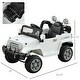 preview thumbnail 13 of 13, 12V Off-Road Truck Ride-On for Kids, Remote Control, MP3, Working Horn, High/Low Speed, Black