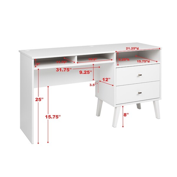 milo mid sleeper desk