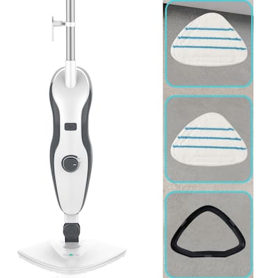 True & Tidy Heavy Duty Steam Mop with Built-in Water Filter