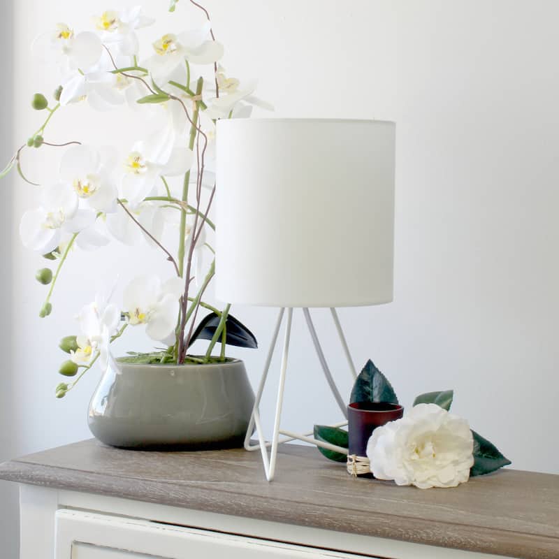 Simple Designs 14" Down to the Wire Table Lamp with LED Bulb Included - 14.00