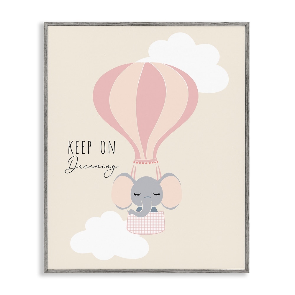 Stupell Inspiring Keep On Dreaming Framed Giclee Art Design By Chen Alyesh