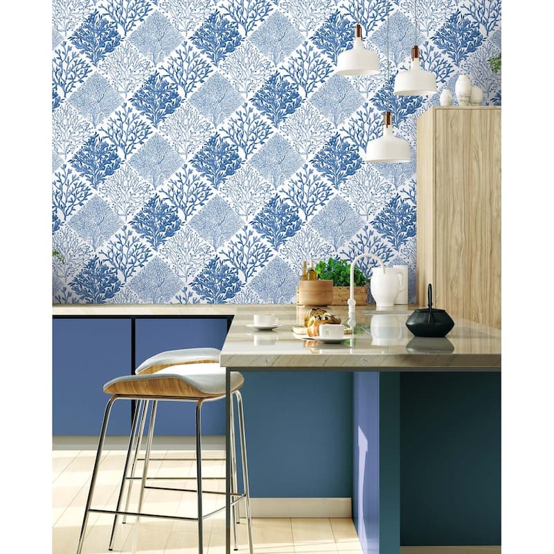 NextWall Seaweed Peel and Stick Wallpaper