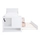 preview thumbnail 11 of 10, Twin Size Daybed with Storage Arms, Trundle & Charging Station, White