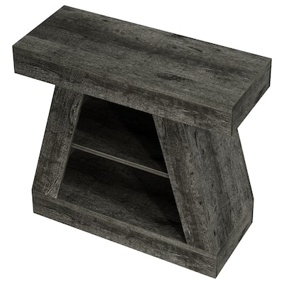 3-Tier End Table Side Table with Storage for Sofa Couch Living Room
