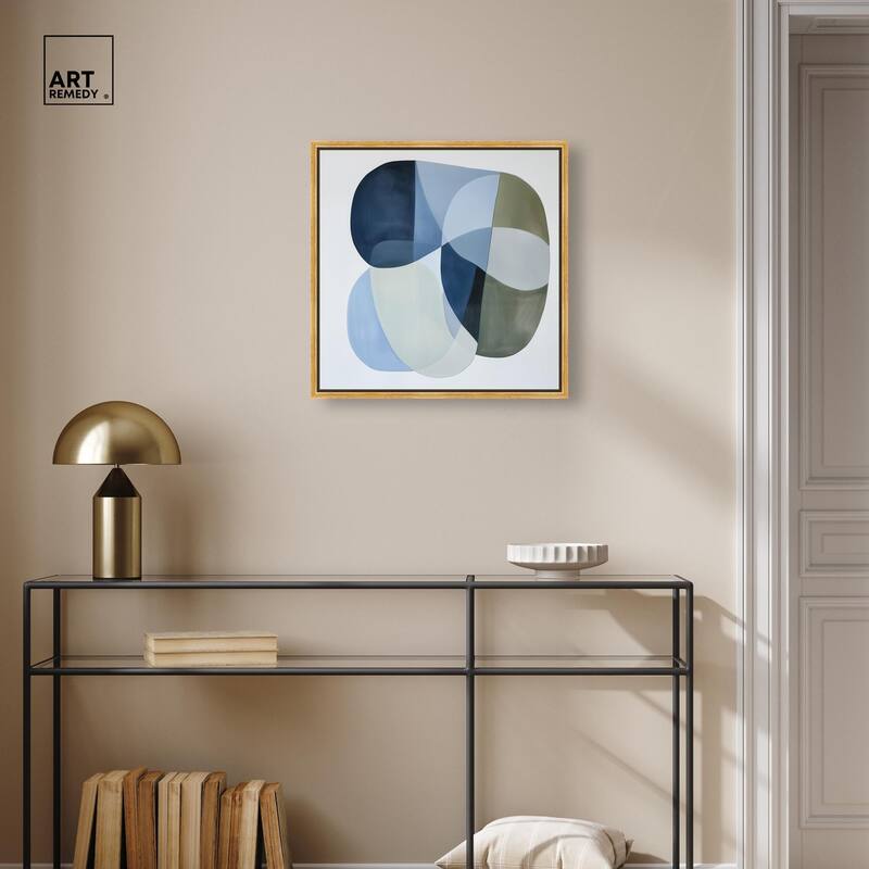 Serene Overlap II Canvas by Art Remedy