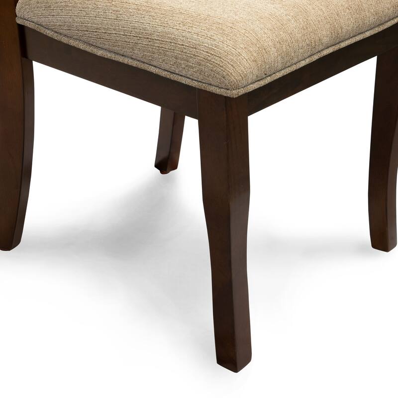 Wole Country Cherry Solid Wood 5-Piece Dining Set by Furniture of America