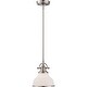 preview thumbnail 2 of 3, Grant 1-Light Mini Pendant in Brushed Nickel