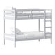 preview thumbnail 30 of 77, Walker Edison Simple Solid Wood Twin Over Twin Bunk Bed