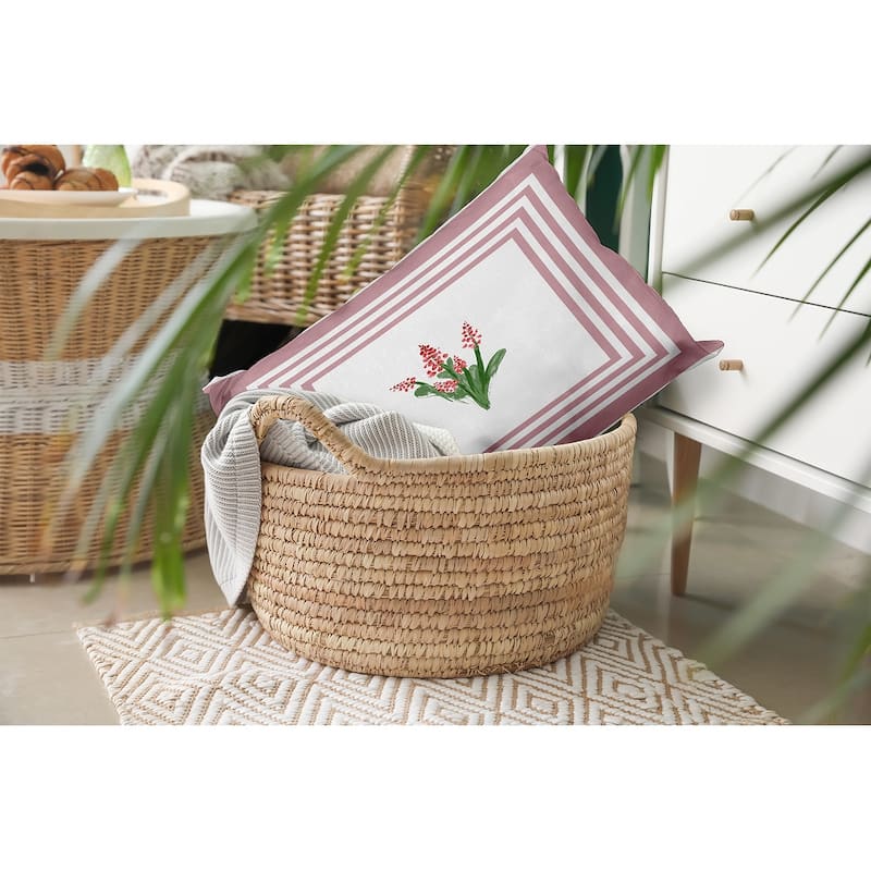Framed Bouquets Decorative Throw Pillow