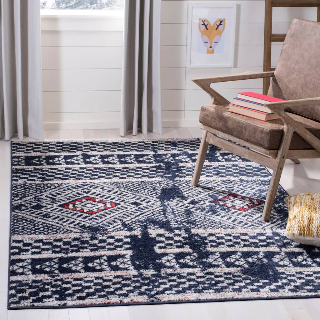 SAFAVIEH Adirondack Goldie Moroccan Boho Distressed Rug
