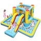 preview thumbnail 3 of 12, Costway Inflatable Bounce House with Slide Jumping Area Tunnel Ball without blower