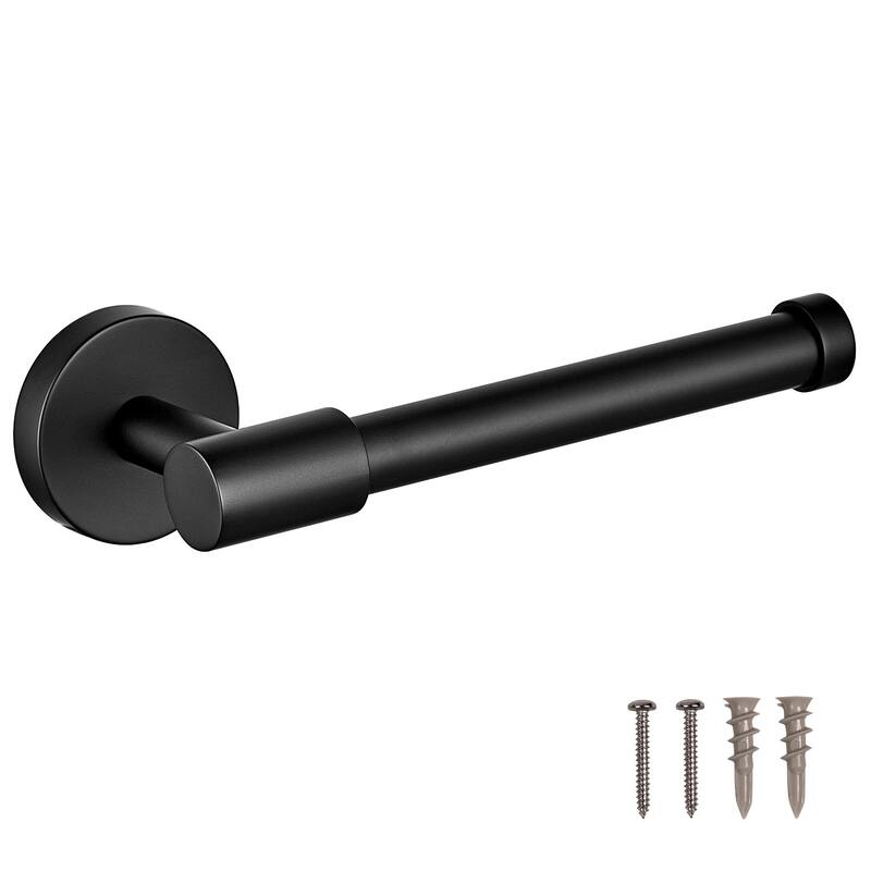 Design House Graz Park Matte Black Toilet Paper Holder