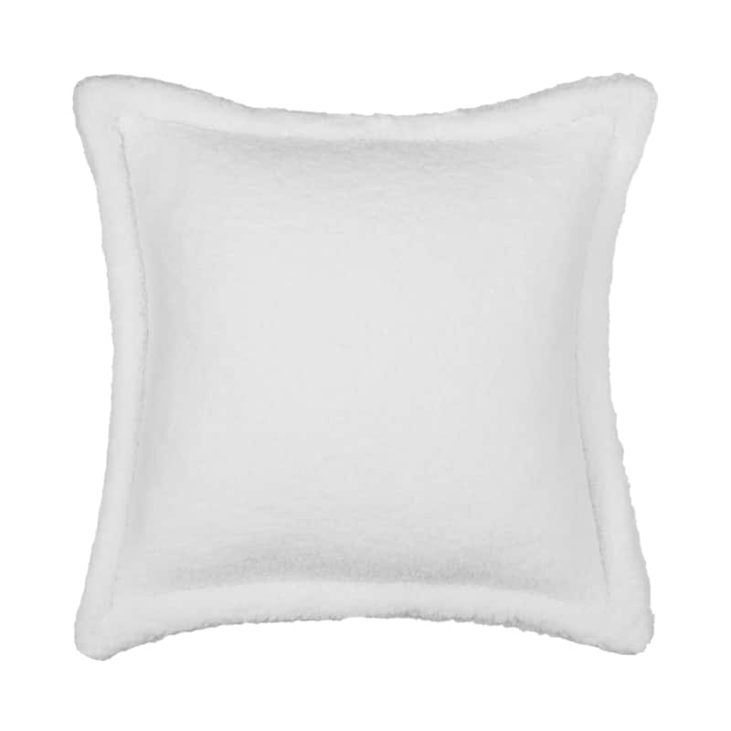 Alejandro 18" Square Decorative Throw Pillow - Polyester - White - Accent