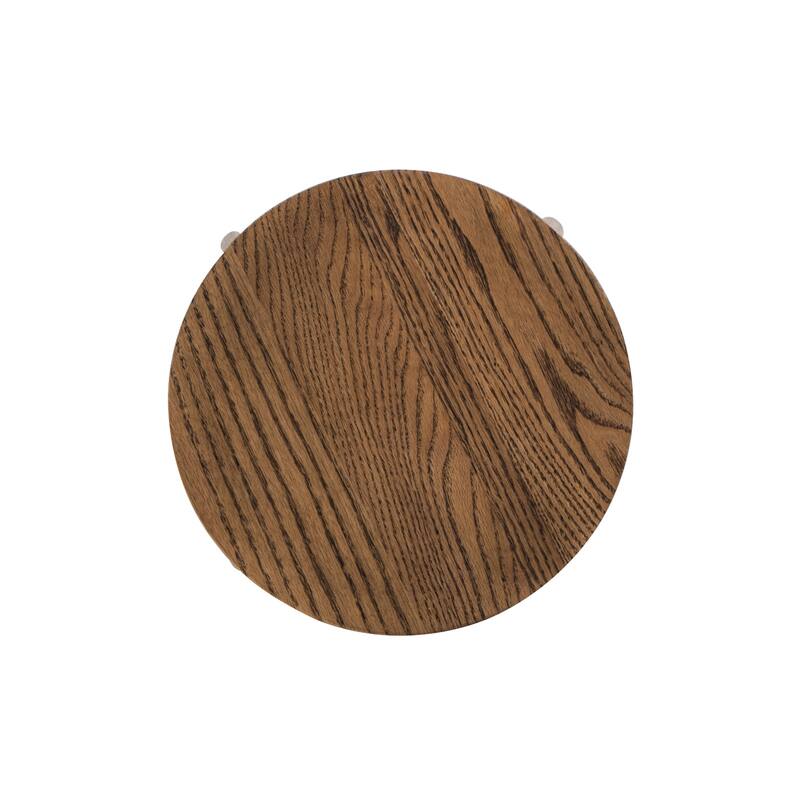 Oak Wood Adjustable Bar Counter Stool