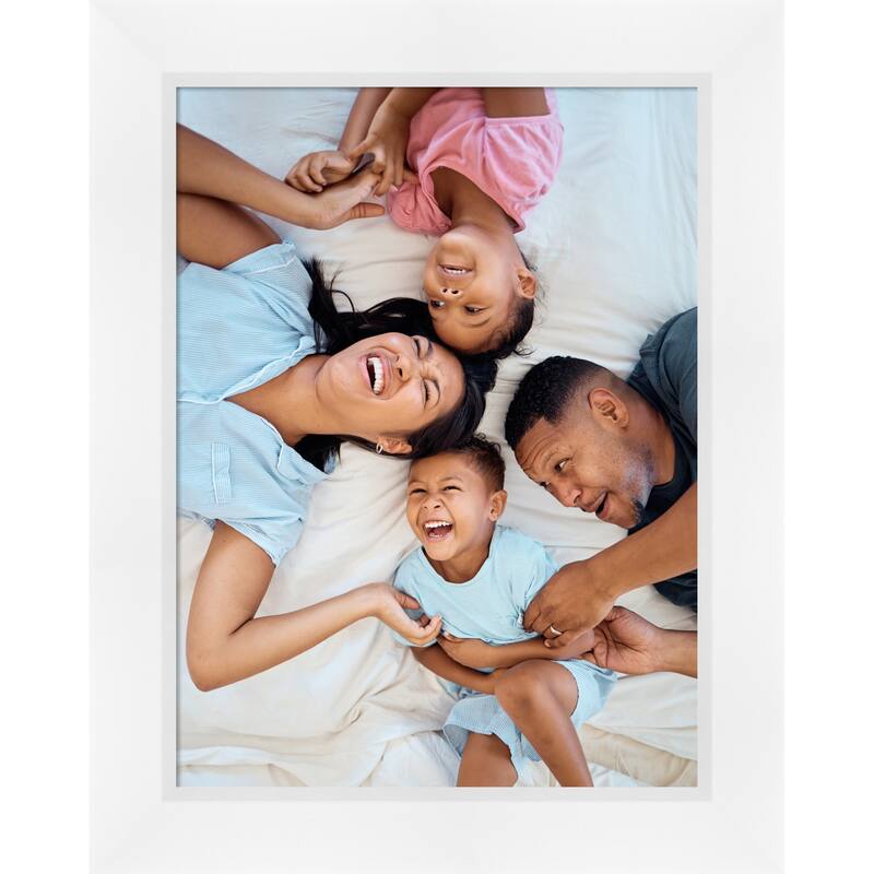 Sloped Picture Frame, Photo Frame - 18x24 - Sloped White