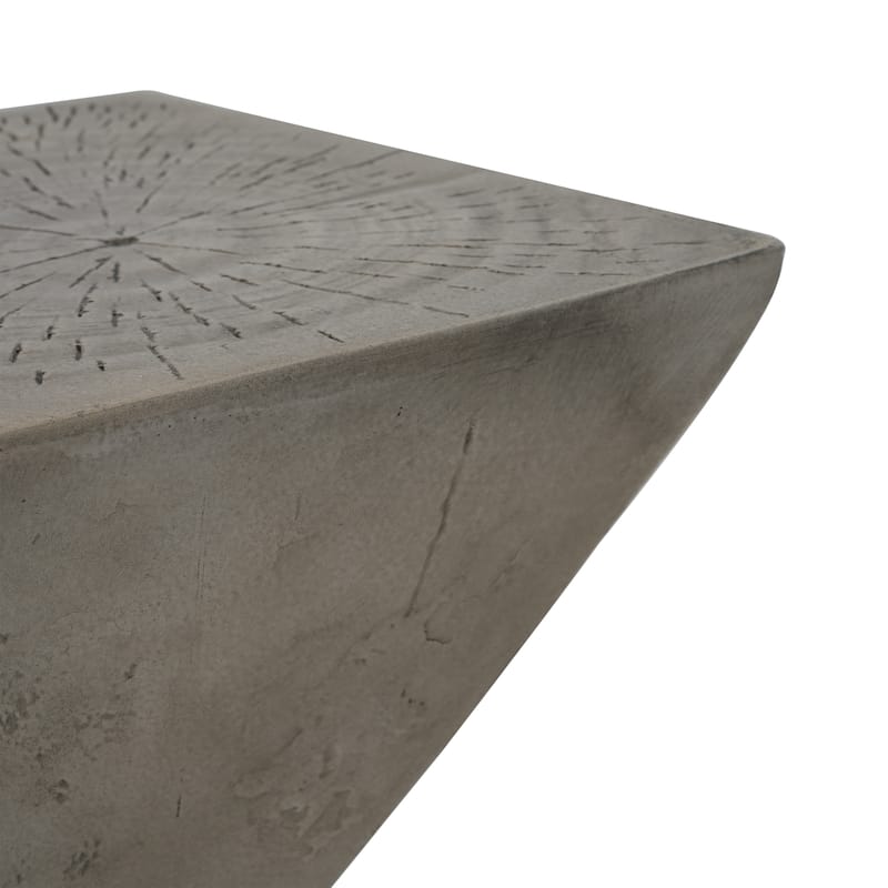 Atlas Indoor Lightweight Concrete Accent Table by Christopher Knight Home