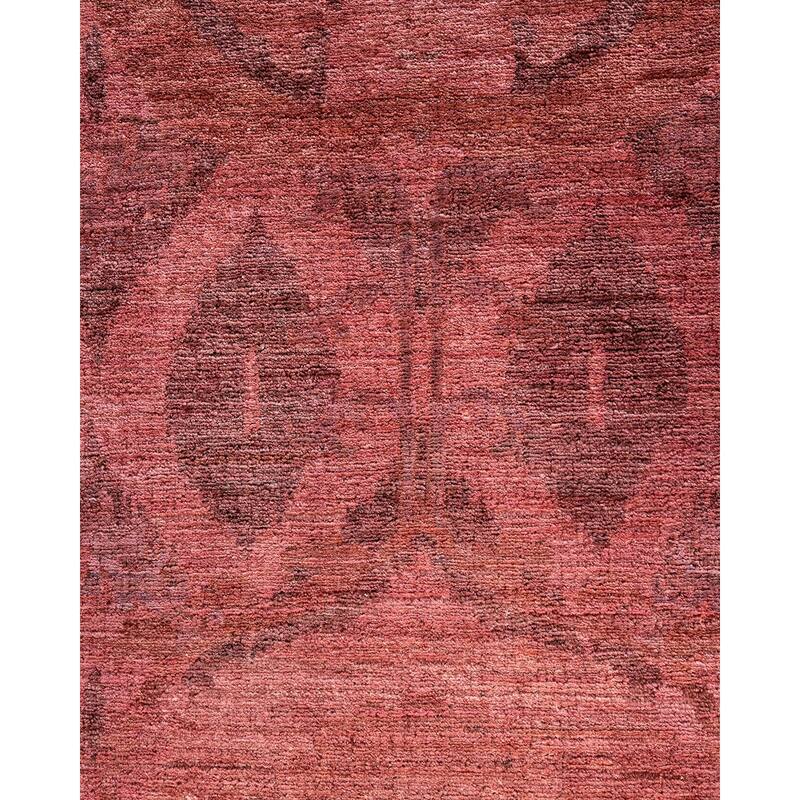 Contemporary Overdyed Wool Hand Knotted Area Rug - 3' 1" x 5' 0"