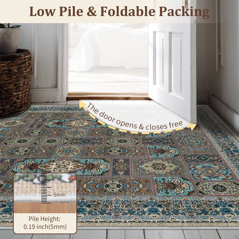 Vintage Distressed Carpet