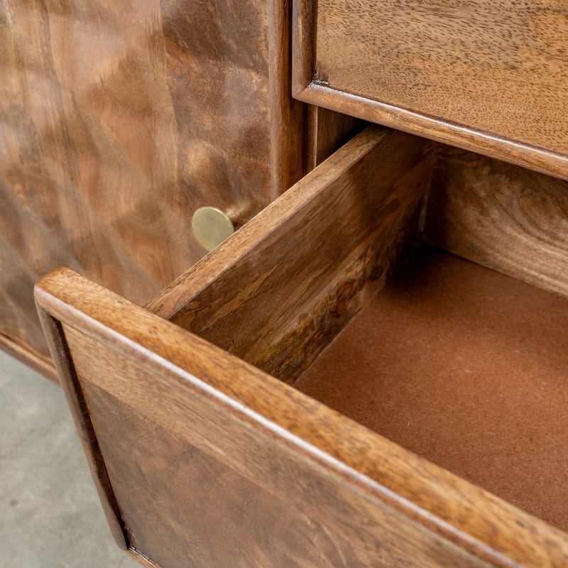 Hadley 55" Wide Solid Mango Wood Sideboard - 55" x 15.5" x 29.5"
