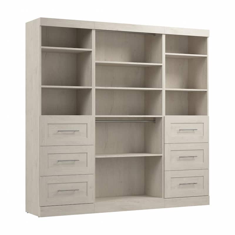 Pur 86W Closet Organization System with Drawers by Bestar - 86"