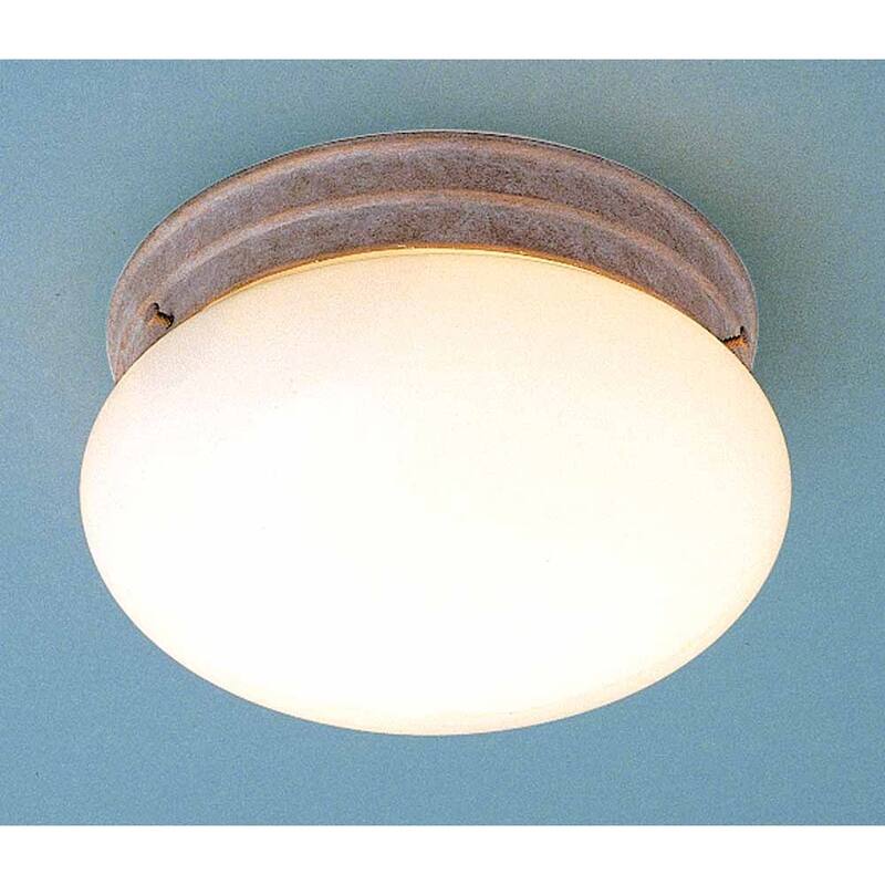Volume Lighting V7008 2 Light 9" Width Flush Mount Ceiling Fixture - Prairie Rock