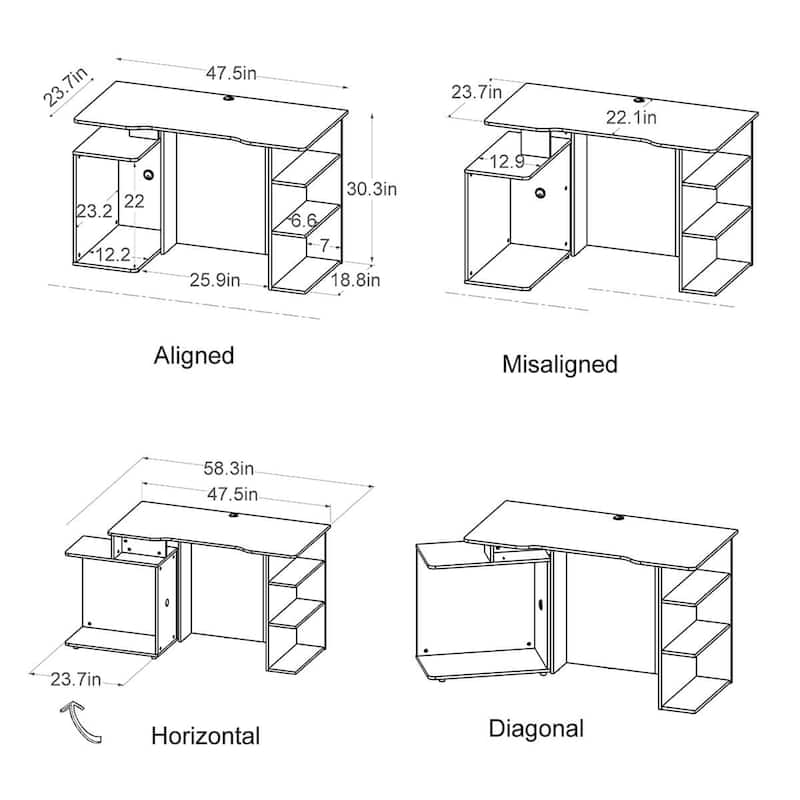 Trinity Gamer Desk