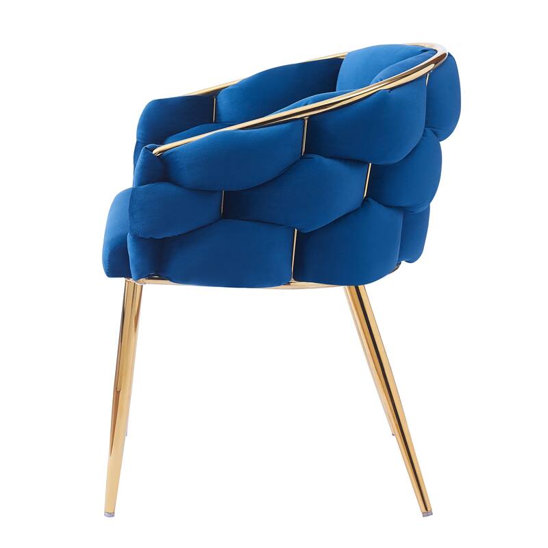 Handmade Accent Chair Balcony Chair Velvet Armchair Dining Chair